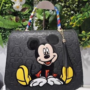 Disney Mickey Mouse Black and Yellow Backpack